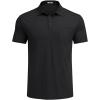 imageCOOFANDY Mens Polo Shirts Short Sleeve Casual Golf Shirt Basic Solid Color Collared TShirt Stylish Summer Polo T ShirtBlack