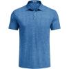 imageCOOFANDY Mens Polo Shirts Short Sleeve Casual Golf Shirt Basic Solid Color Collared TShirt Stylish Summer Polo T ShirtBlue