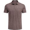 imageCOOFANDY Mens Polo Shirts Short Sleeve Casual Golf Shirt Basic Solid Color Collared TShirt Stylish Summer Polo T ShirtBrown
