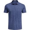 imageCOOFANDY Mens Polo Shirts Short Sleeve Casual Golf Shirt Basic Solid Color Collared TShirt Stylish Summer Polo T ShirtNavy Blue