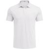 imageCOOFANDY Mens Polo Shirts Short Sleeve Casual Golf Shirt Basic Solid Color Collared TShirt Stylish Summer Polo T ShirtWhite