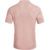 imageCOOFANDY Mens Knit Button Down Shirt Short Sleeve Polo Sweater Summer Casual Shirts Cuban Beach TopsPink