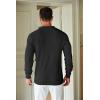 imageCOOFANDY Mens Knit Polo Shirts Long Sleeve Sweater Casual Waffle Textured Collared Polo Sweater01black