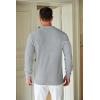 imageCOOFANDY Mens Knit Polo Shirts Long Sleeve Sweater Casual Waffle Textured Collared Polo SweaterGrey