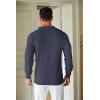 imageCOOFANDY Mens Knit Polo Shirts Long Sleeve Sweater Casual Waffle Textured Collared Polo SweaterNavy Blue