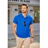 imageCOOFANDY Mens Polo Shirts Short Sleeve Pique Jersey Golf Shirt Casual Summer Collared TShirtsBlue