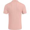 imageCOOFANDY Mens Short Sleeve Knit Shirts Casual Button Down Polo Shirt Fashion Summer Beach TopsLight Pink