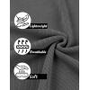 imageCOOFANDY Mens Slim Fit Knit Polo Shirts Business Lightweight Polo Sweater Casual Summer Ribbed Textured Collared T ShirtDark Grey