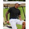 imageCOOFANDY Mens Casual Polo Shirts Short Sleeve Classic Basic Tee Button Collar Shirt Summer Golf TShirtBlack