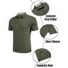 imageCOOFANDY Mens Casual Polo Shirts Short Sleeve Classic Basic Tee Button Collar Shirt Summer Golf TShirtDark Green