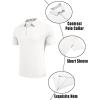 imageCOOFANDY Mens Casual Polo Shirts Short Sleeve Classic Basic Tee Button Collar Shirt Summer Golf TShirtWhite
