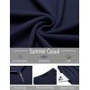 imageCOOFANDY Mens Track Suits 2 Piece Set Quarter Zip Polo Shirt and Shorts Set Summer Casual OutfitsNavy Blue