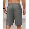 imageCOOFANDY Mens Athletic Shorts Stretch Active Workout Shorts Lightweight Gym Training ShortsGreyDark Blue