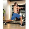 imageCOOFANDY Mens Athletic Shorts Stretch Active Workout Shorts Lightweight Gym Training ShortsGreyDark Blue