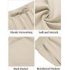 imageCOOFANDY Mens Casual Beach Shorts Summer Elastic Waist Shorts Lightweight Drawstring Golf ShortsLight Khaki