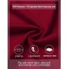 imageCOOFANDY Mens Casual Shorts 9 inch Inseam Stretch Beach Shorts Elastic Waist Drawstring Summer ShortsBurgundy