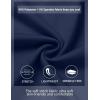 imageCOOFANDY Mens Casual Shorts 9 inch Inseam Stretch Beach Shorts Elastic Waist Drawstring Summer ShortsNavy Blue