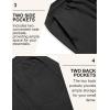 imageCOOFANDY Mens Casual Shorts Cotton Drawstring Summer Shorts Elastic Waist Lightweight Twill Chino ShortsBlack