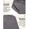imageCOOFANDY Mens Casual Shorts Cotton Drawstring Summer Shorts Elastic Waist Lightweight Twill Chino ShortsDark Grey