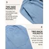 imageCOOFANDY Mens Casual Shorts Cotton Drawstring Summer Shorts Elastic Waist Lightweight Twill Chino ShortsLight Blue