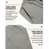 imageCOOFANDY Mens Casual Shorts Cotton Drawstring Summer Shorts Elastic Waist Lightweight Twill Chino ShortsLight Grey