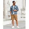 imageCOOFANDY Mens Casual Shorts Cotton Elastic Drawstring Shorts Summer Beach Chino ShortsKhaki