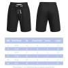 imageCOOFANDY Mens Casual Shorts Drawstring Summer Beach Shorts Lightweight Elastic Waist Vacation Short with PocketsBlack