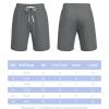 imageCOOFANDY Mens Casual Shorts Drawstring Summer Beach Shorts Lightweight Elastic Waist Vacation Short with PocketsDark Gray