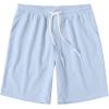 imageCOOFANDY Mens Casual Shorts Drawstring Summer Beach Shorts Lightweight Elastic Waist Vacation Short with PocketsLight Blue