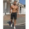 imageCOOFANDY Mens Casual Shorts Elastic Waist Drawstring Lightweight Dry Quick Summer Beach ShortsBlack