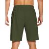 imageCOOFANDY Mens Summer Beach Shorts Lightweight Elastic Waist Drawstring Casual Shorts with PocketArmy Green