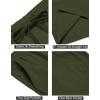 imageCOOFANDY Mens Summer Beach Shorts Lightweight Elastic Waist Drawstring Casual Shorts with PocketArmy Green