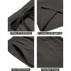imageCOOFANDY Mens Summer Beach Shorts Lightweight Elastic Waist Drawstring Casual Shorts with PocketBlackDgrey