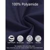 imageCOOFANDY Mens Summer Beach Shorts Lightweight Elastic Waist Drawstring Casual Shorts with PocketBlackNavy
