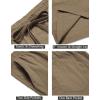 imageCOOFANDY Mens Summer Beach Shorts Lightweight Elastic Waist Drawstring Casual Shorts with PocketBrown