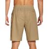imageCOOFANDY Mens Summer Beach Shorts Lightweight Elastic Waist Drawstring Casual Shorts with PocketDark Khaki