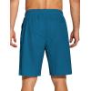 imageCOOFANDY Mens Summer Beach Shorts Lightweight Elastic Waist Drawstring Casual Shorts with PocketLake Blue