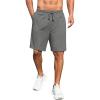 imageCOOFANDY Mens Athletic Shorts Stretch Active Workout Shorts Lightweight Gym Training ShortsGrey1 Pack of 1