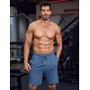 imageCOOFANDY Mens Athletic Shorts Loosefit Training Shorts Relaxed Fit Gym Shorts1 Blue