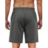 imageCOOFANDY Mens Athletic Shorts Loosefit Training Shorts Relaxed Fit Gym Shorts1 Dark Grey