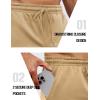 imageCOOFANDY Mens Athletic Shorts Loosefit Training Shorts Relaxed Fit Gym Shorts1 Dark Khaki