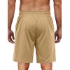 imageCOOFANDY Mens Athletic Shorts Loosefit Training Shorts Relaxed Fit Gym Shorts1 Dark Khaki