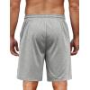 imageCOOFANDY Mens Athletic Shorts Loosefit Training Shorts Relaxed Fit Gym Shorts1 Light Grey