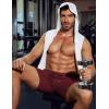 imageCOOFANDY Mens Athletic Shorts Loosefit Training Shorts Relaxed Fit Gym Shorts1 Wine Red