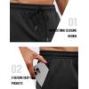 imageCOOFANDY Mens Athletic Shorts Loosefit Training Shorts Relaxed Fit Gym Shorts2 Black Light Grey