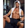 imageCOOFANDY Mens Athletic Shorts Loosefit Training Shorts Relaxed Fit Gym Shorts2 Dark Grey Navy Blue