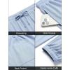 imageCOOFANDY Mens Waffle Jogger Lightweight Drawstring Casual Pants Slim Fit Jogger Sweatpants with PocketsLight Blue