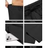 imageCOOFANDY Mens Yoga Pants Casual Elastic Waist Drawstring Jogger Sweatpants Open Bottom Lounge PantsBlack