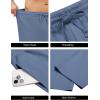 imageCOOFANDY Mens Yoga Pants Casual Elastic Waist Drawstring Jogger Sweatpants Open Bottom Lounge PantsBlue