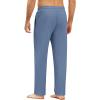 imageCOOFANDY Mens Yoga Pants Casual Elastic Waist Drawstring Jogger Sweatpants Open Bottom Lounge PantsBlue